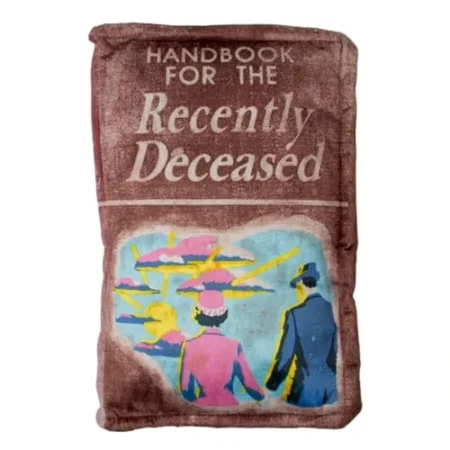 Franco Collectibles Beetlejuice for The Recently Deceased Book Bedding Super Soft Plush Decorative Throw Pillow, 14 in X 9 in, (Officially Licensed Product)