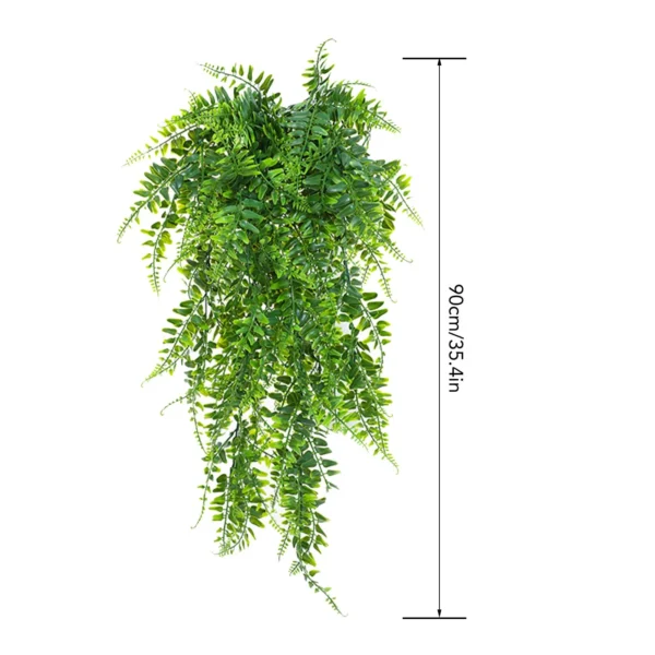 2Pcs Artificial Eucalyptus Teardrop Wreath Greenery Swag, 35 Inch Long Hanging Eucalyptus Leaves Fake Plant Garland, Spring Summer Teardrop Swag for Front Door Indoor Outdoor Wall Window Decor - Image 5
